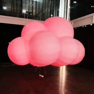 Nuage gonflable personnalisé pour plafond, nuage gonflable géant pour la décoration de scène/mariage/fête/équipement publicitaire - Product Image 3