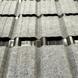 <span class=keywords><strong>Feutre</strong></span> géotextile écologique ignifuge <span class=keywords><strong>anti</strong></span>-condensation de 0,7 mm pour système de toiture en tuiles d'acier coloré, absorbant l'humidité - Product Image 2