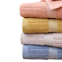 Ensemble d'essuie-mains épais en coton Serviettes de luxe