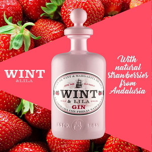 Made In Spain Made In Spain WINT&LILA Strawberry Gin Flavored Beverage Liquor <b>Spirit</b> 700ml - Product Image 1