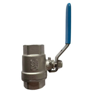 OEM disesuaikan SS316/ 304 1000psi Bsp Npt berulir 2 buah katup air bola baja tahan karat - Product Image 2