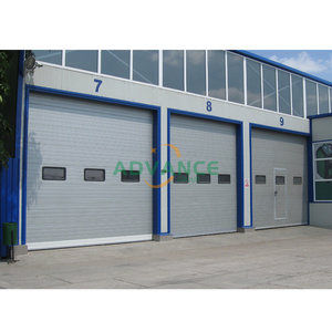 <span class=keywords><strong>Porte</strong></span> sectionnelle de <span class=keywords><strong>garage</strong></span> <span class=keywords><strong>motorisée</strong></span> en panneaux sandwich métalliques coulissants - Product Image 4