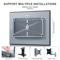 PC industriel robuste 15 pouces, Intel J6412 Elkhart Lake Quad Core, PCAP tactile sans ventilateur, IP66, ordinateur HMI pour l'automatisation