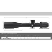 Lunette de tir longue portée DISCOVERYOPT LHD 8-32x50, tube de 30 mm, haute magnification, visée optique de précision