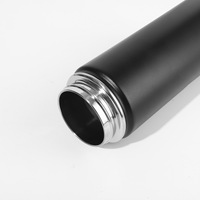 Bouteille d'eau en acier inoxydable à double paroi sans BPA avec logo personnalisé, gobelet isotherme portable pour le fitness/la randonnée, marque d'usine