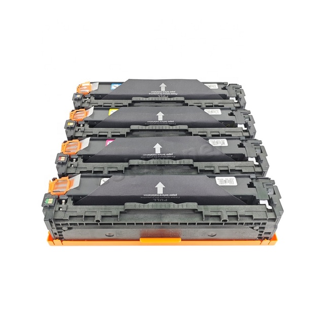 Compatible 125A CB540A CB541A CB542A CB543A Color Toner Cartridge for HP Color LaserJet CP1215 CM1312nfi MFP Laser Printer