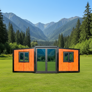 全新设计 20 英尺 40 英尺集装箱可扩展预制房屋 2 3 4 5 卧室别墅预制豪华移动住宅 Casa Contenedor - Product Image 1