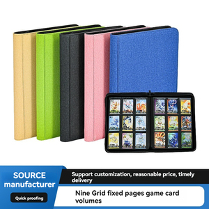 अनुकूलित बहु-रंगीन पु चमड़े कार्ड धारक कलेक्टर एल्बम भंडारण पुस्तक फ़ोल्डर व्यापार कार्ड बिंदर - Product Image 2