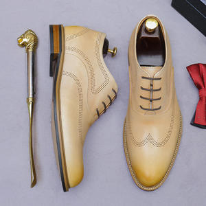Zapatos de vestir clásicos italianos para hombre, zapatos formales de negocios, zapatos de alta calidad para fiestas nocturnas, zapatos de cuero y Oxfords para hombre - Product Image 5