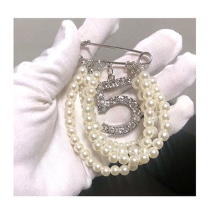 Tùy chỉnh pha lê Rhinestone Trâm <span class=keywords><strong>pin</strong></span> phong cách mới 5 khăn lụa trâm cài dễ thương sang trọng đám cưới đính hôn Quà Tặng bên - Product Image 5