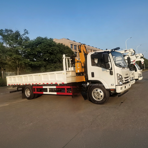 新款 4x2 五十铃 4 吨轻型卡车，带折叠臂吊车，货车装吊机 - Product Image 4