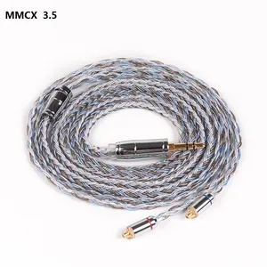 KBEAR 16 cordons améliorés pour écouteurs en cuivre plaqué argent MMCX/0.78mm 2PIN/ <span class=keywords><strong>TFZ</strong></span> Pins/ QDC Pins in Ear Monitor Cable - Product Image 6