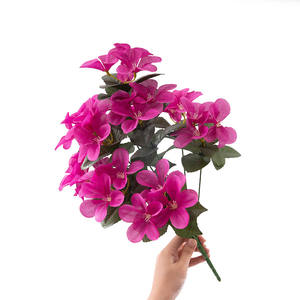 China Fornecimento Barato 10 Ramos Decorativos De Seda Artificial Flores Bouquet Forma Do Coração - Product Image 2