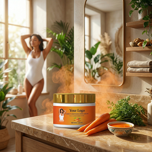 OEM/ODM <span class=keywords><strong>Crema</strong></span> Corporal Natural Orgánica Nutritiva, Ligera, <span class=keywords><strong>Reafirmante</strong></span>, Hidratante, Iluminadora, Aclarante <span class=keywords><strong>de</strong></span> Zanahoria - Product Image 4