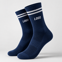 Chaussettes de course personnalisées, chaussettes de sport avec logo, chaussettes respirantes et rembourrées pour la salle de sport et l'entraînement