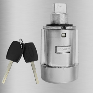 Ford Focus Ignition <b>Lock</b> Cylinder 2 Keys Light Grey Cylindrical <b>Lock</b> For Car Starter Replacement OE1926227 - Product Image 4