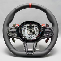 Volant sport en fibre de carbone personnalisé pour BMW Série G G30 G31 G32 X3 G01 X4 G02 M2 G87 M3 G80 M4 G82 G20 LCI M5 F90 M6
