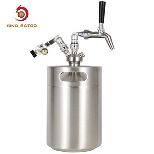 Barilotto di birra 64 oz barile di birra <span class=keywords><strong>con</strong></span> <span class=keywords><strong>rubinetto</strong></span> regolatore - Product Image 2