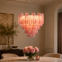 Lustre en verre de Murano de luxe français JYLIGHTING pour chambre à coucher, salon, salle à manger, escalier
