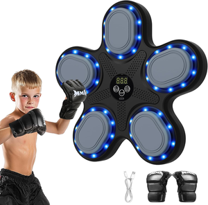 Nouvelle arrivée RS : Cible de boxe électronique intelligente murale pour enfants, utilisation à domicile, exercice, machine de boxe musicale à un coup de poing - Product Image 1