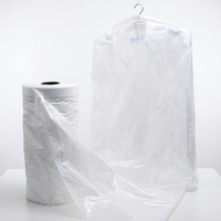 0,65 Mil Plastikbeutel für Textilreinigungsbetriebe, 21 Zoll x 7 Zoll x 30 Zoll, Transparent, 577 Stück