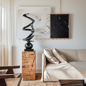 Scultura Astratta in Resina Moderna di Lusso, Ornamenti per Soggiorno, Decorazione per Mobile TV e Tavolo, Modello d'Arredo per la Casa - Product Image 2