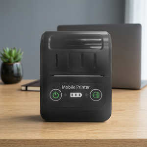 2026Mini Portable Bluetooth Thermal <b>Label</b> Printer 203DPI Inkless Sticker <b>Maker</b> 2000mAh for Small Business Retail For Home Office - Product Image 3