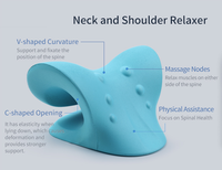 Relaxateur pour le cou et les épaules, dispositif de traction cervicale pour le soulagement de la douleur et l'alignement de la colonne cervicale