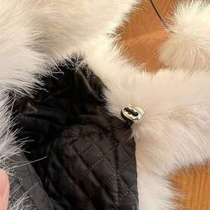 Chapeau en fausse fourrure <span class=keywords><strong>Mishi</strong></span>, style petit raton laveur, avec queue, hiver, épais, chaud, protection des oreilles, jacquard, bouton, pour homme, circonférence de la tête 48-50 cm - Product Image 3