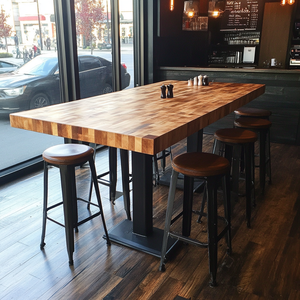 Solid American Walnut <strong>Butcher</strong> Block <strong>Table</strong> Tops 48*24 Inch Contemporary Home Restaurant Kitchen UV Finish Anti-scratch - Product Image 2