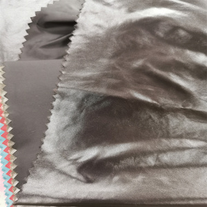 Nhà Máy Giá 100% <span class=keywords><strong>Polyester</strong></span> <span class=keywords><strong>Taffeta</strong></span> 290T Dệt Không Thấm Nước Xuống Bằng Chứng Sáng Bóng Mặt Vải Cho Nóc Và Xuống Áo Khoác - Product Image 6