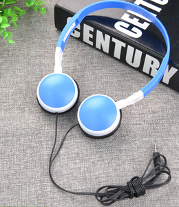 Casque audio filaire stéréo sur-oreille personnalisé en gros, son 3,5 mm - Product Image 2