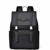 Mochila para Portátil con Cierre Enrollable, Diseño Multibroche, Resistente al Agua, para Negocios y Actividades al Aire Libre