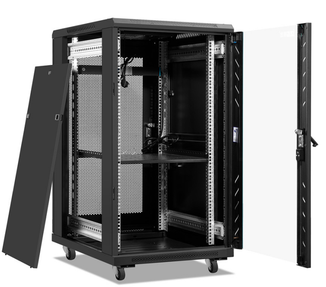 22U Floor-Standing Network Cabinet: 19-inch Standard-Width Server Rack for Data Centers