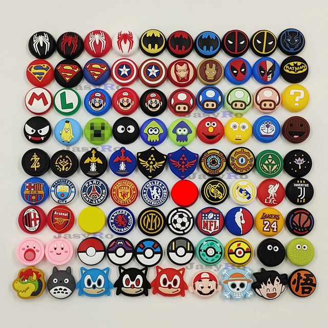 New Controller Silicone Thumb Grips for NS2 Switch 2 PS5 PS4 Xbox One Series X S Cover Controller Analog Custom Thumbstick Caps