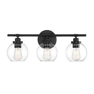 Modern Style Wall Lamp with Clear Glass Shade Brushed Gold Vanity Light <b>E26</b> Base for Hotel or Bathroom Lighting Decor - Product Image 2