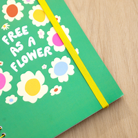 Carnet de notes A5 à reliure filaire personnalisé de 96 feuilles, cahier d'écriture relié par bobine de papier épais UV pour l'école et le bureau.