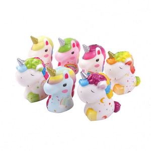 Jouet licorne anti-stress à presser, œuf magique le plus vendu, à libération lente, pour apaiser l'anxiété et soulager le stress, idéal pour les fêtes et les événements. - Product Image 1