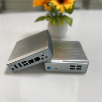OEM portátil NUC DDR4 SSD Micro computadora de escritorio 7th Gen I3 i5 i7 Mini computadora PC Factor de forma pequeño PC Soporte de pantalla dual