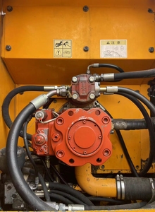 Excavadora de ruedas Hyundai de 15 toneladas, maquinaria de construcción usada con motor y bomba Cummins - Product Image 6