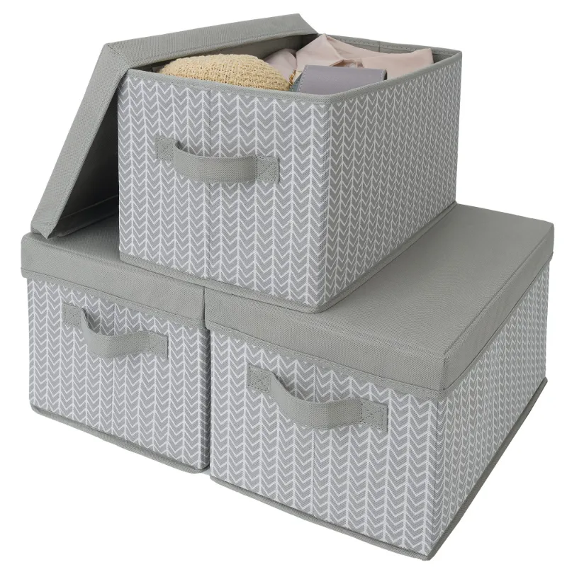 Bacs de rangement en tissu pour vêtements, bacs, organisateurs de placards, pliables, nouveauté