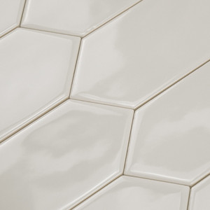 Piastrella Picket Grigio Argento 5x25 Cm Spessore 9 Mm Finitura Lucida Bordi Irregolari - Product Image 5