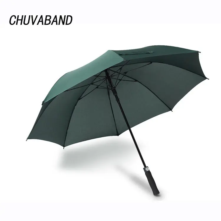 CHUVABAND 27 אינץ סיטונאי 8 K 190T Pongee Windproof ישר מטריית RainPromotion פרסום מטרייה עם לוגו מותאם אישית