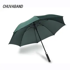 Chuvaband 27 inch bán buôn 8 K 190t pongee Windproof thẳng ô rainpromotion quảng cáo ô với biểu tượng tùy chỉnh