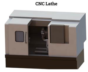 เครื่องกลึงซีเอ็นซีอัตโนมัติ แบบตั้งพื้น โครงเหล็กแนวนอน พร้อมระบบควบคุม สำหรับขาย - Product Image 2