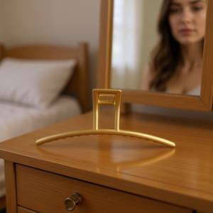 Pince à cheveux Angelina grande taille 7,5 cm en métal pour femmes et filles, élégante pour un usage quotidien - Product Image 2