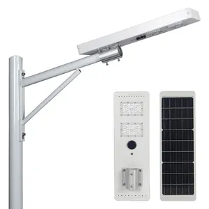 60W High brightness all in one led solar powered street light outdoor led ip65 waterproof