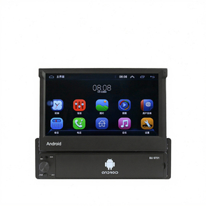 Bqcc 1din phổ Android 13 xe Đài phát thanh stereo 7 "có thể thu vào màn hình GPS navigation FM/RDS/AM/BT Carplay gương liên kết 1 năm - Product Image 2