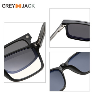 Gafas de Sol Magnéticas Greyjack, Montura TR90, Lentes TAC, Anti Luz Azul, Polarizadas, Visión Nocturna, Montura Completa para Mujer, Aleación de Cobre CPTR90 - Product Image 1