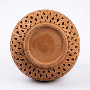 Maceta Cilíndrica de Terracota Estilo Marroquí Vintage, Ecológica, para Decoración del Hogar - Product Image 1